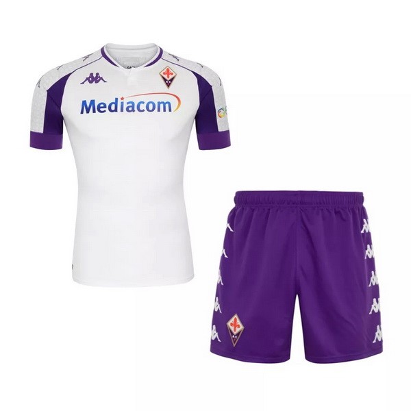 Camiseta Fiorentina Segunda equipo Niños 2020-21 Blanco